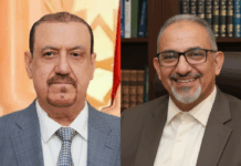 الشيخ عبد الكريم الضبيبي يتصل هاتفياً مطمئناً على صحة رئيس مجلس النواب الأستاذ سلطان البركاني